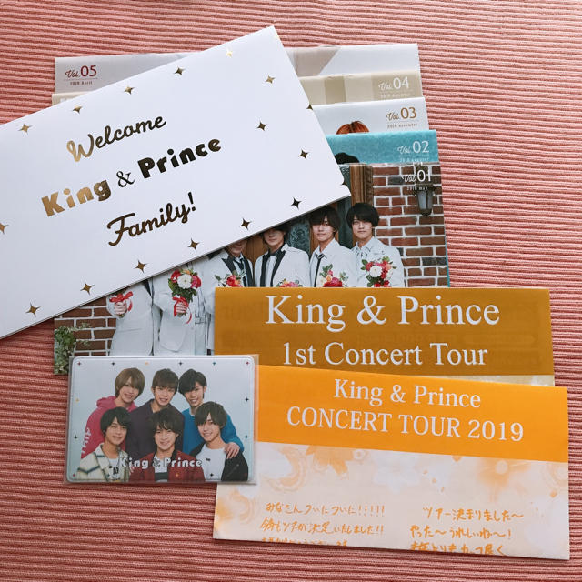 キンプリ　thank youカード　会報　king&prince