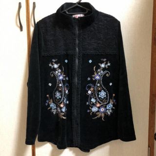 ザラ(ZARA)のZARA ベロア素材カーディガン  パーカー　上着(ジャケット/上着)