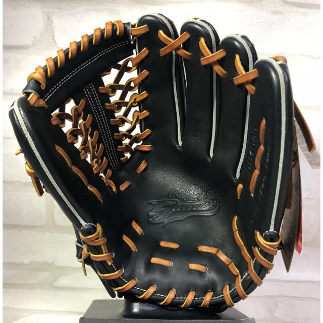 Rawlings(ローリングス)のローリングス 硬式野球グラブ 内野手用 右投げ用 ブラック スポーツ/アウトドアの野球(グローブ)の商品写真