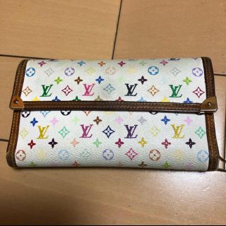 ルイヴィトン(LOUIS VUITTON)の正規品 ヴィトン 長財布 マルチカラー(財布)