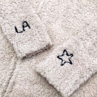 BAREFOOT DREAMS - 秋コーデ☆LUSSO SURF LA刺繍ボアパーカー Mサイズ