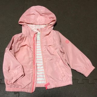 ザラキッズ(ZARA KIDS)のZARA baby ウィンドブレーカー ピンク 98cm 2〜3歳(ジャケット/上着)