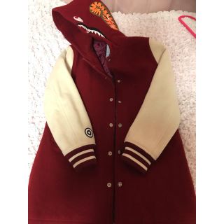 A BATHING APE - A bathing ape シャークスタジャンの通販 by じゅじゅ