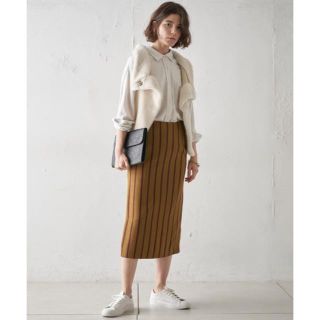 ドゥーズィエムクラス(DEUXIEME CLASSE)の18AW Whim Gazette ウィムガゼット スカート 定価29160円(ひざ丈スカート)