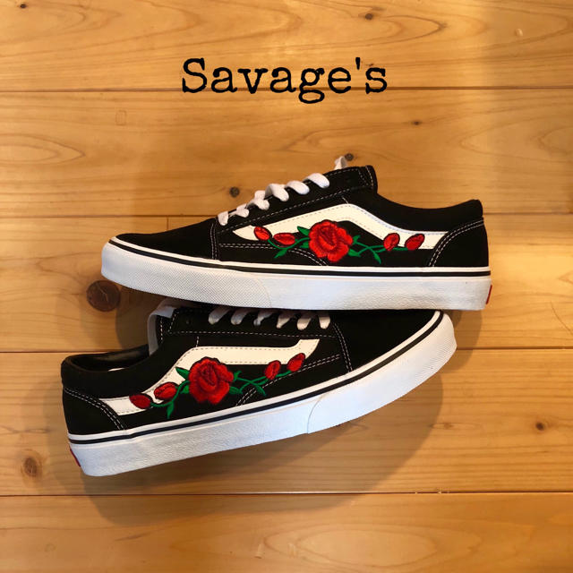 スニーカーVans/ Old Skool Rose Custom