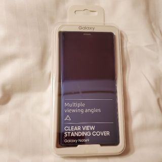 サムスン(SAMSUNG)のGalaxynote9 clear view ｽﾀﾝﾃﾞｨﾝｸﾞｶﾊﾞｰ (その他)