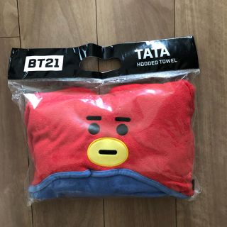 ボウダンショウネンダン(防弾少年団(BTS))のBT21 TATA フード付きバスタオル(K-POP/アジア)