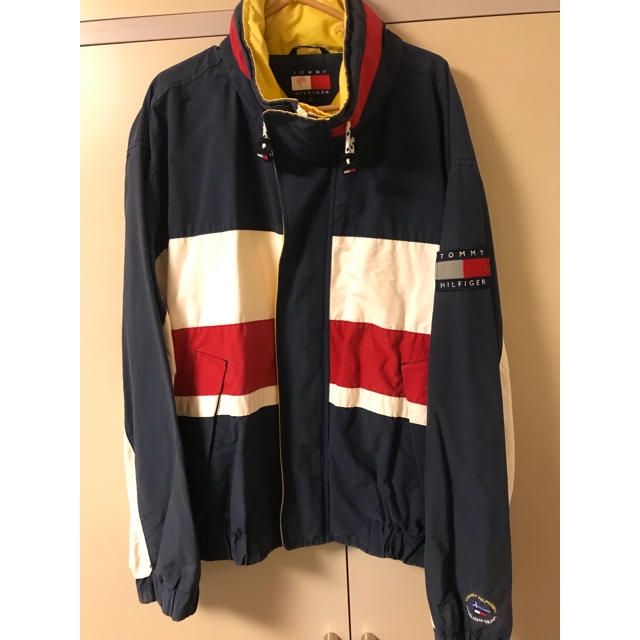 TOMMY HILFIGER(トミーヒルフィガー)の90's TOMMY HILFIGER トミーヒルフィガー  ダウン ジャケット メンズのジャケット/アウター(ナイロンジャケット)の商品写真