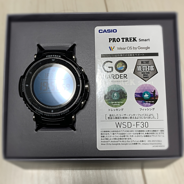 CASIO PRO TREK Smart  WSD-F30-BK 保証書付