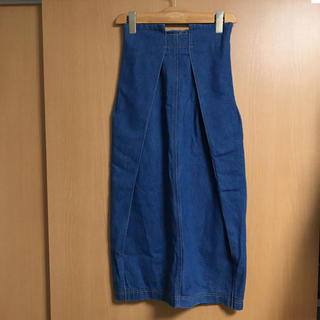 グレースコンチネンタル(GRACE CONTINENTAL)のグレースコンチネンタル デニムスカート36 超美品(ロングスカート)