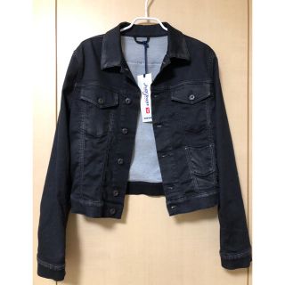 ディーゼル(DIESEL)のDIESELディーゼルジョグジーンズ ジージャン黒デニムジャケットレディース(Gジャン/デニムジャケット)