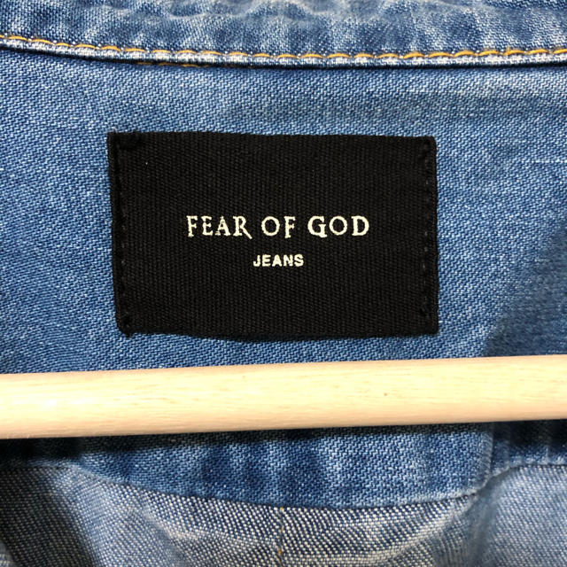 fear of  god 5thコレクション　デニムシャツS