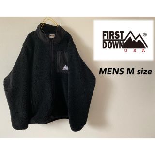 パタゴニア(patagonia)のFIRST DOWN/ファーストダウン　ボア フリースブルゾン ブラック 黒(ブルゾン)