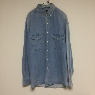 ギャップ(GAP)のUSA製 OLD GAP オールド ボタンダウン デニムシャツ インディゴ (シャツ)