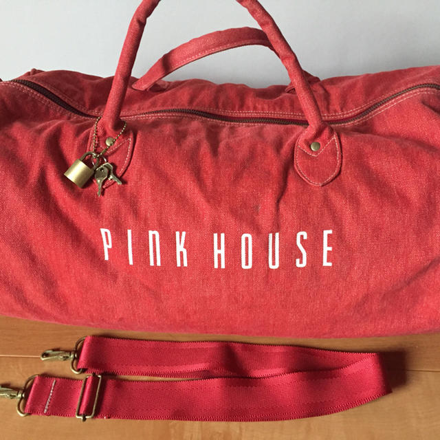 PINK HOUSE(ピンクハウス)のピンクハウス　ドラム型ボストンバック レディースのバッグ(ボストンバッグ)の商品写真