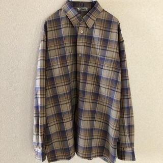 AURALEE SUPER LIGHT WOOL CHECK SHIRTS(シャツ)