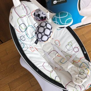 4moms - 【超美品】mamaroo4.0 ママルー4.0 プラッシュ 電動バウンサー