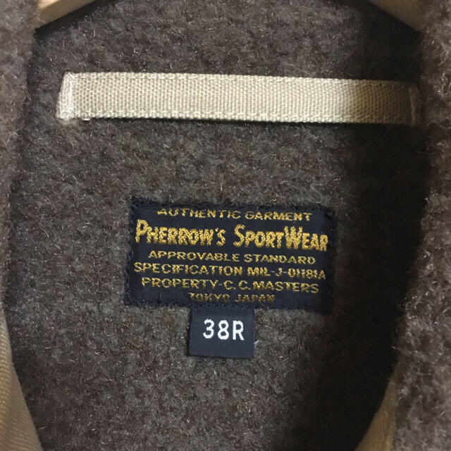 PHERROW'S(フェローズ)のフェローズ　ブルゾン　ミリタリー　美品　ジャケット　アウター メンズのジャケット/アウター(ミリタリージャケット)の商品写真