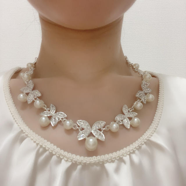 【特別価格】ピアス&ネックレス セット レディースのアクセサリー(ネックレス)の商品写真