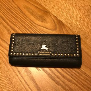 バーバリーブルーレーベル(BURBERRY BLUE LABEL)のバーバリー　ブルーレーベル　長財布　ブラック(財布)