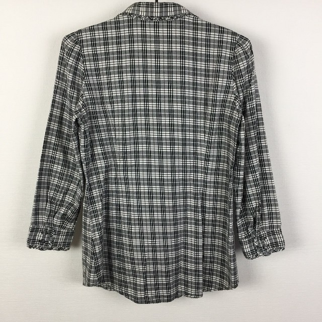 BURBERRY BLUE LABEL(バーバリーブルーレーベル)の美品 BURBERRY BLUE LABEL 7分袖シャツ タータンチェック レディースのトップス(シャツ/ブラウス(長袖/七分))の商品写真