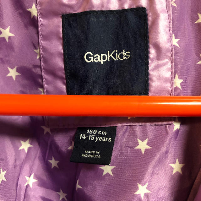 GAP Kids(ギャップキッズ)のGAP 女の子　ウィンドブレーカー160 未使用☆ キッズ/ベビー/マタニティのキッズ服女の子用(90cm~)(ジャケット/上着)の商品写真