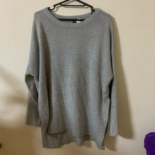 エイチアンドエム(H&M)のH＆M  グレー ニット(ニット/セーター)