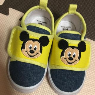 ディズニー(Disney)のミッキー スニーカー 14㎝(スニーカー)