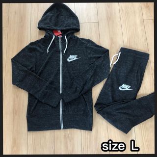 ナイキ(NIKE)の【新品♡NIKE】セットアップ レディース ジャージ Ｌ スウェット 上下(パーカー)