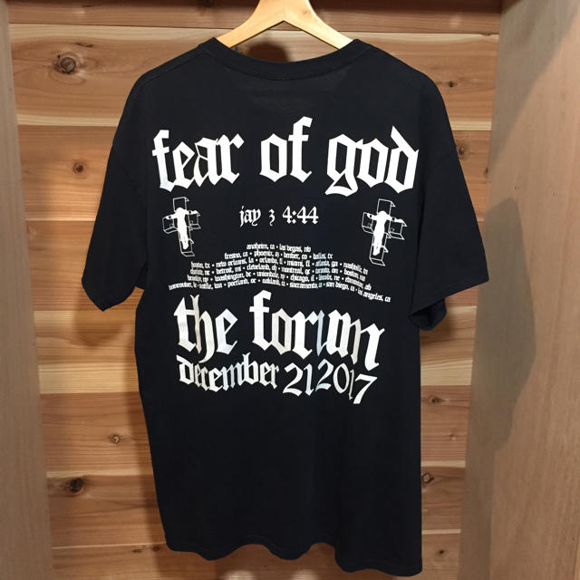 格安！　fear of god × jay z tee