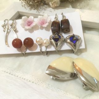 イエナ(IENA)の⌘vintage⌘ シルバー系イヤリング まとめ売り セット レトロ  昭和(イヤリング)