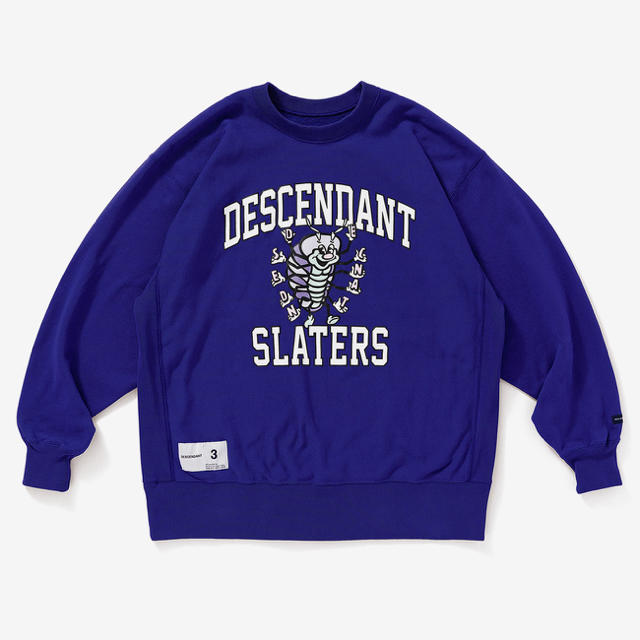 メンズdescendant ディセンダント 19aw スウェット03 L パープル