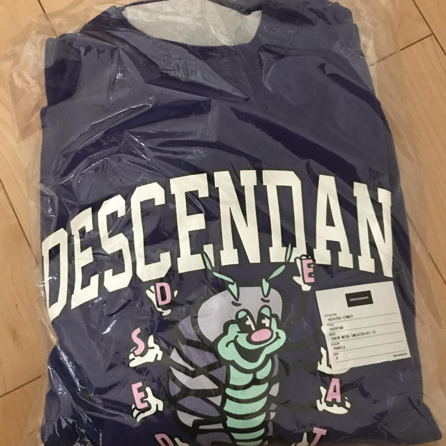 W)taps(ダブルタップス)のdescendant ディセンダント 19aw スウェット03 L パープル　 メンズのトップス(スウェット)の商品写真