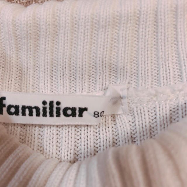 familiar(ファミリア)のファミリア  タートルネック キッズ/ベビー/マタニティのベビー服(~85cm)(ニット/セーター)の商品写真