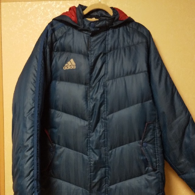 adidas(アディダス)のadidasベンチコート(キッズサイズ160) スポーツ/アウトドアのサッカー/フットサル(ウェア)の商品写真