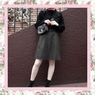 フィント(F i.n.t)の♡an3 バックレースアップツイードミニスカート♡(ミニスカート)