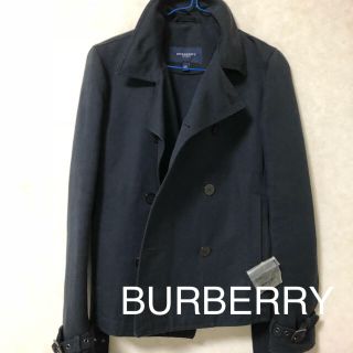 バーバリー(BURBERRY)の価格変更です。バーバリーショートコート ネイビー(ピーコート)