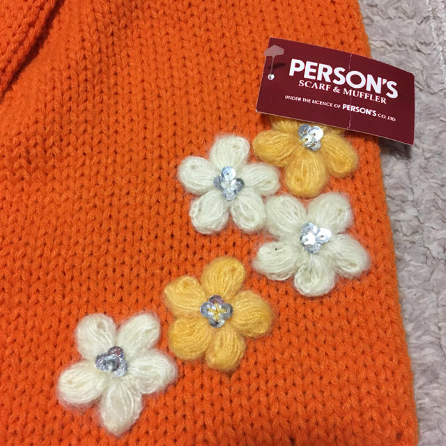 PERSON'S(パーソンズ)の新品❣️パーソンズ お花マフラー レディースのファッション小物(マフラー/ショール)の商品写真