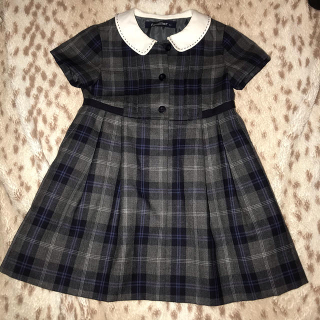 familiar(ファミリア)のfamiliar セレモニーワンピース 90cm キッズ/ベビー/マタニティのキッズ服女の子用(90cm~)(ドレス/フォーマル)の商品写真