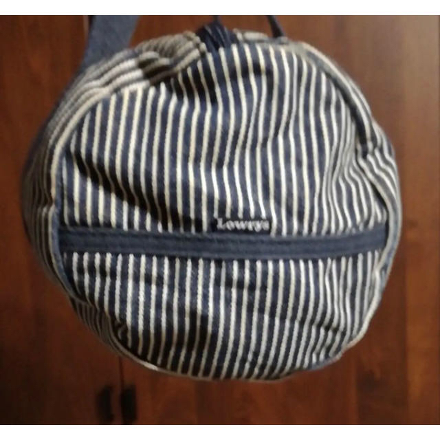 LOWRYS FARM(ローリーズファーム)のローリーズ✨ヒッコリー✨ドラム型　バッグ レディースのバッグ(トートバッグ)の商品写真