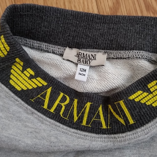 Armani(アルマーニ)のARMANI BABY 75 パーカー＆パンツ キッズ/ベビー/マタニティのベビー服(~85cm)(トレーナー)の商品写真