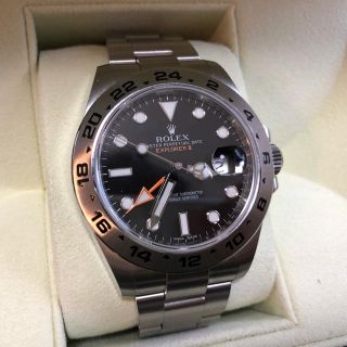 ロレックス(ROLEX)のロレックスROLEX エクスプローラーⅡ 216570 ランダム番 OH済 美品(腕時計(アナログ))