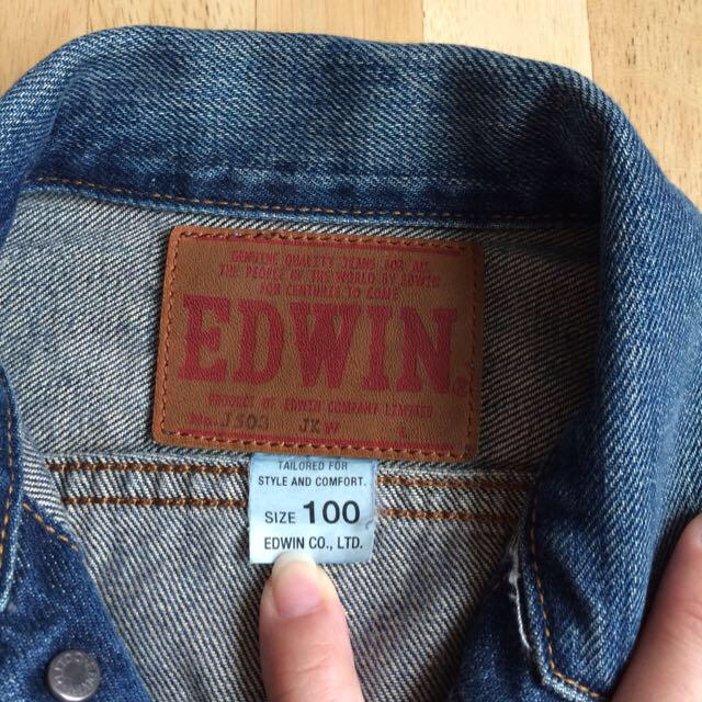 EDWIN(エドウィン)のkids⭐️EDWIN Gジャン⭐️ キッズ/ベビー/マタニティのキッズ服男の子用(90cm~)(ジャケット/上着)の商品写真