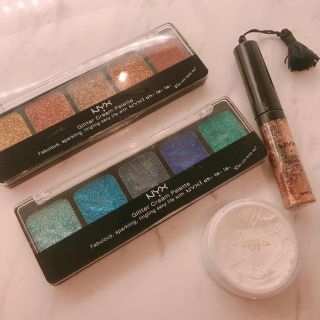 エヌワイエックス(NYX)の4点 ミツヨシ 光善 ドーラン 白塗り ハロウィン NYX アイシャドウ メイク(その他)