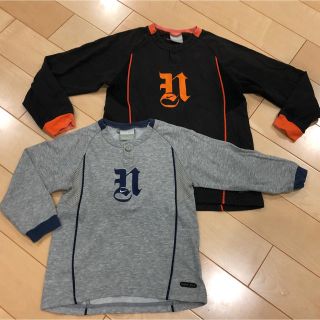 ナイキ(NIKE)のNIKE ナイキ兄弟お揃い長袖カットソー 100＆120(Tシャツ/カットソー)