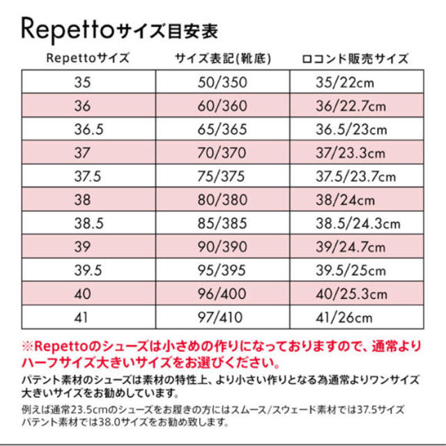 repetto(レペット)の期間限定値下げ  新品☆ レペット バレエシューズ レディースの靴/シューズ(バレエシューズ)の商品写真