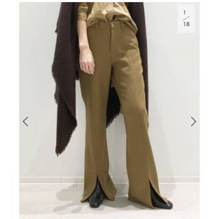 アパルトモンドゥーズィエムクラス(L'Appartement DEUXIEME CLASSE)の【COUTURE DADAMクチュールド アダムFlont Slit Pants(カジュアルパンツ)