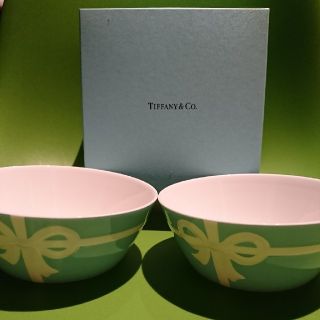 ティファニー(Tiffany & Co.)のTIFFANY  ブルーボックスボウル リボン(食器)