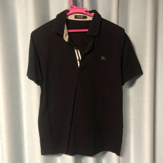 バーバリーブラックレーベル(BURBERRY BLACK LABEL)のBurberry Black Label ポロシャツ　黒　(ポロシャツ)