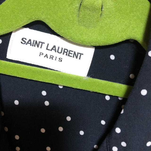 Saint Laurent(サンローラン)のサンローラン 長袖シャツ 水玉 XS レディースのトップス(シャツ/ブラウス(長袖/七分))の商品写真